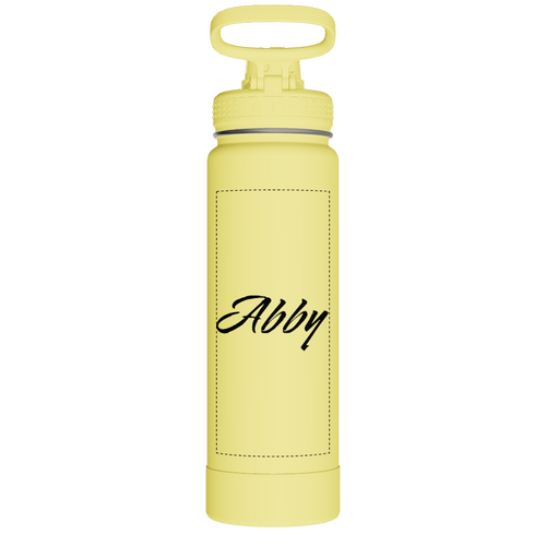 Actives Water Bottle With Spout Lid - customized
