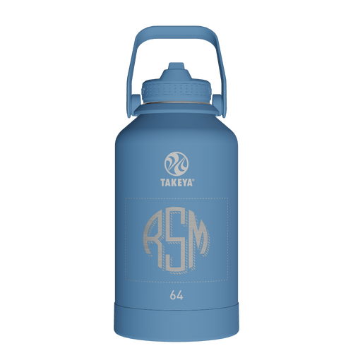 Actives Water Bottle With Straw Lid - customized