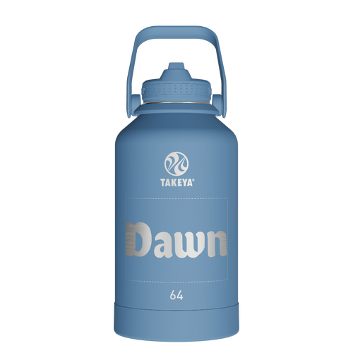 Actives Water Bottle With Straw Lid - customized
