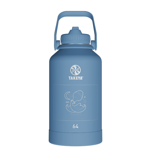 Actives Water Bottle With Straw Lid - customized