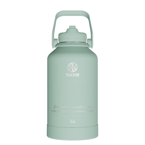 Actives Water Bottle With Straw Lid - customized