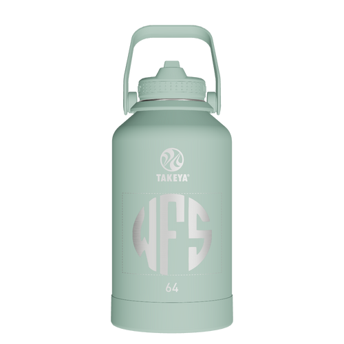 Actives Water Bottle With Straw Lid - customized