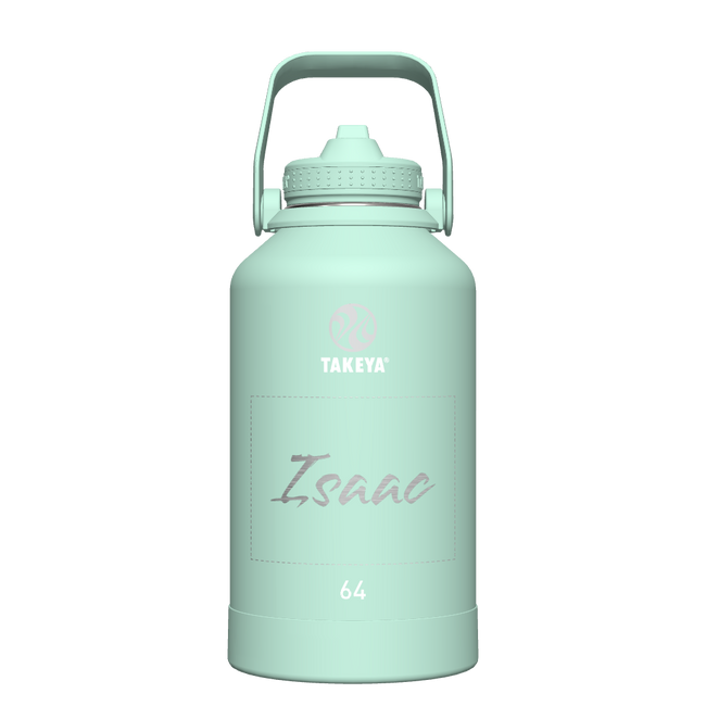 Actives Water Bottle With Straw Lid - customized