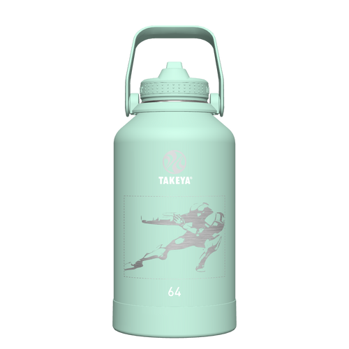 Actives Water Bottle With Straw Lid - customized