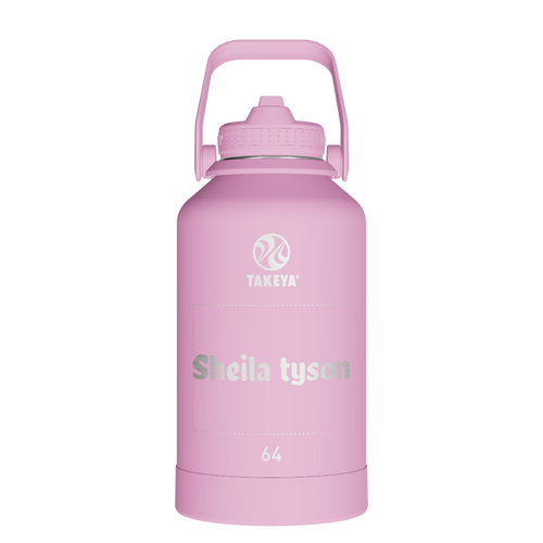 Actives Water Bottle With Straw Lid - customized