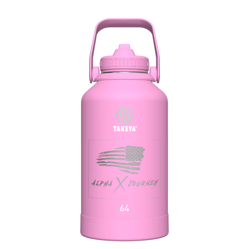 Actives Water Bottle With Straw Lid - customized