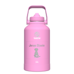 Actives Water Bottle With Straw Lid - customized