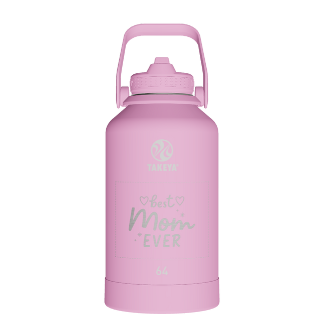 Actives Water Bottle With Straw Lid - customized