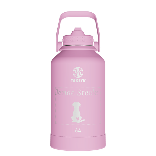 Actives Water Bottle With Straw Lid - customized