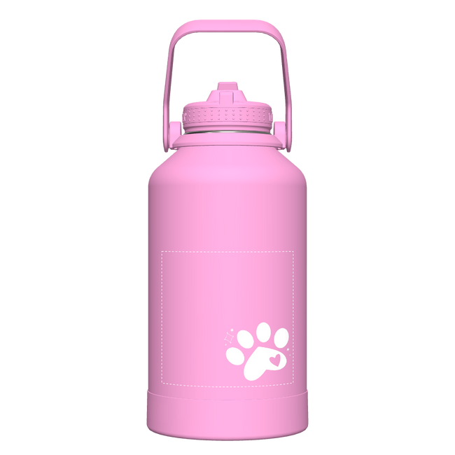 Actives Water Bottle With Straw Lid - customized