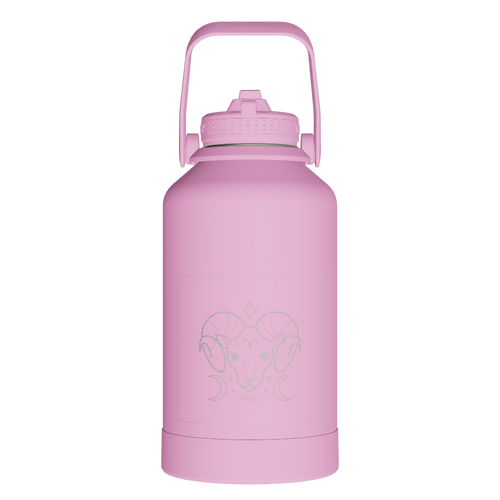 Actives Water Bottle With Straw Lid - customized