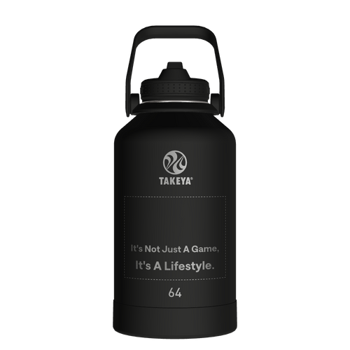 Actives Water Bottle With Straw Lid - customized