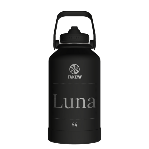 Actives Water Bottle With Straw Lid - customized