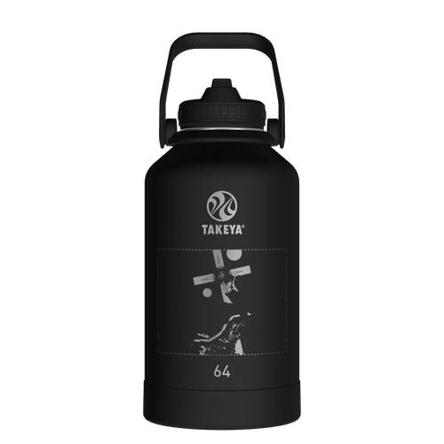 Actives Water Bottle With Straw Lid - customized