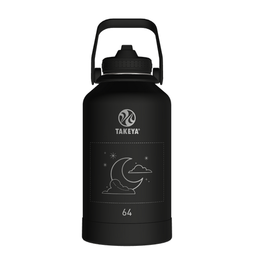 Actives Water Bottle With Straw Lid - customized