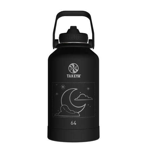 Actives Water Bottle With Straw Lid - customized