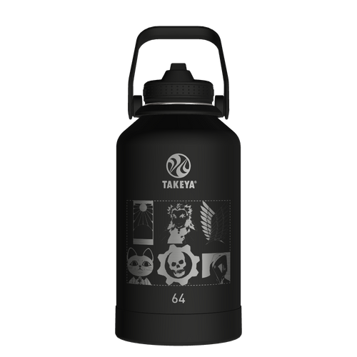 Actives Water Bottle With Straw Lid - customized