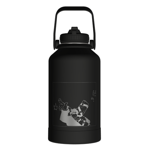 Actives Water Bottle With Straw Lid - customized