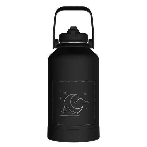 Actives Water Bottle With Straw Lid - customized