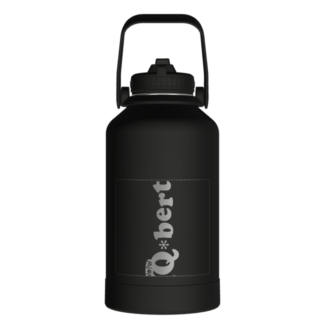 Actives Water Bottle With Straw Lid - customized