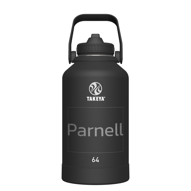 Actives Water Bottle With Straw Lid - customized