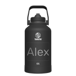 Actives Water Bottle With Straw Lid - customized