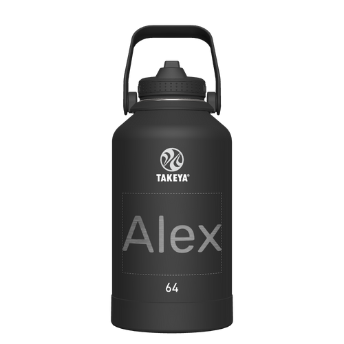 Actives Water Bottle With Straw Lid - customized