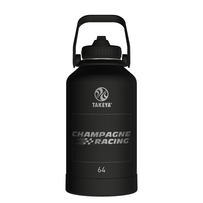 Actives Water Bottle With Straw Lid - customized