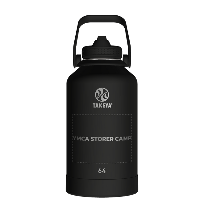 Actives Water Bottle With Straw Lid - customized