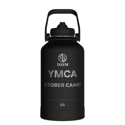 Actives Water Bottle With Straw Lid - customized