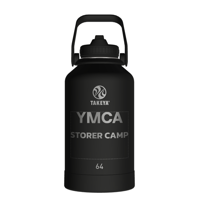 Actives Water Bottle With Straw Lid - customized