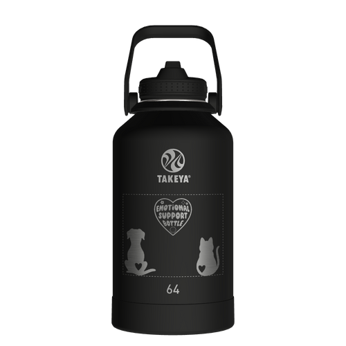 Actives Water Bottle With Straw Lid - customized