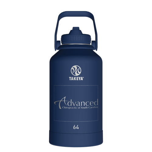 Actives Water Bottle With Straw Lid - customized