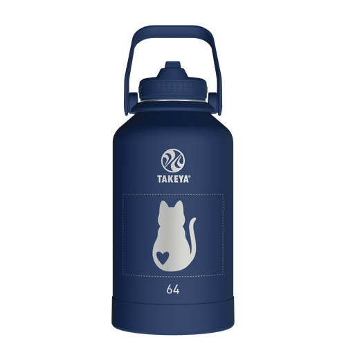 Actives Water Bottle With Straw Lid - customized