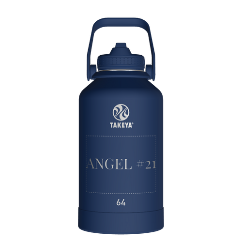 Actives Water Bottle With Straw Lid - customized