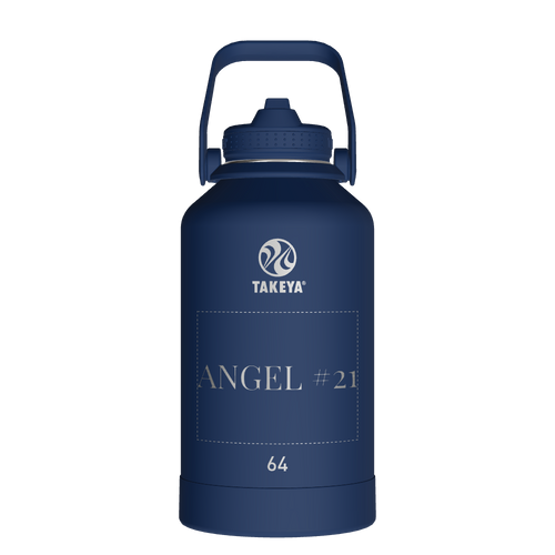 Actives Water Bottle With Straw Lid - customized