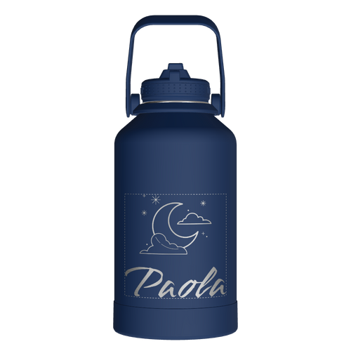 Actives Water Bottle With Straw Lid - customized