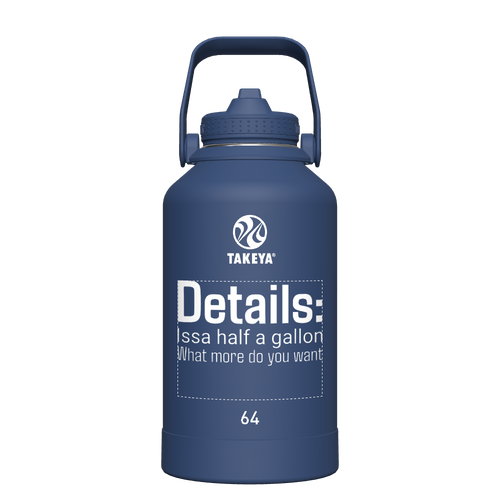 Actives Water Bottle With Straw Lid - customized