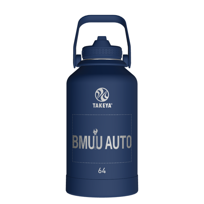 Actives Water Bottle With Straw Lid - customized