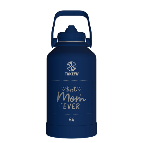 Actives Water Bottle With Straw Lid - customized