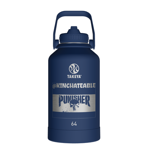 Actives Water Bottle With Straw Lid - customized
