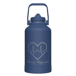 Actives Water Bottle With Straw Lid - customized