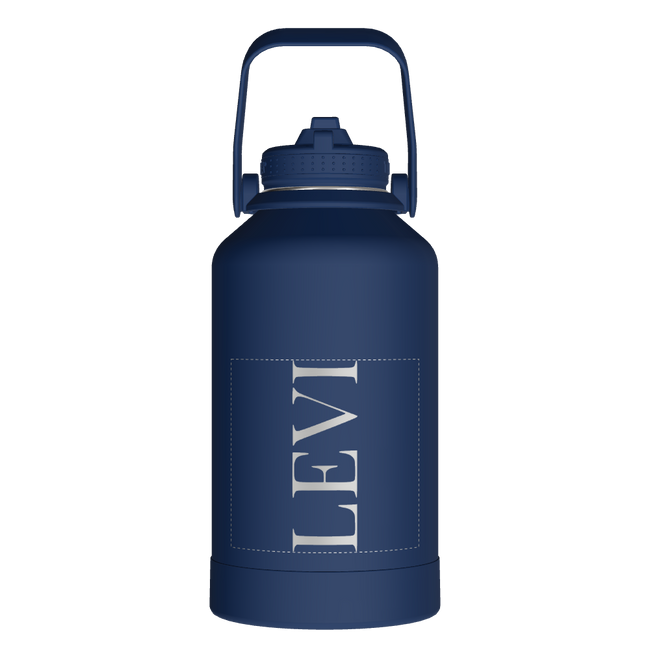 Actives Water Bottle With Straw Lid - customized