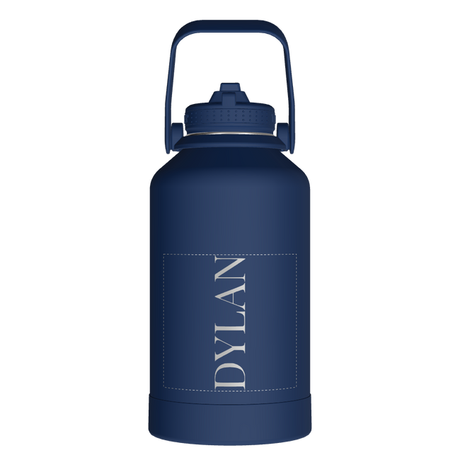 Actives Water Bottle With Straw Lid - customized