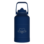 Actives Water Bottle With Straw Lid - customized