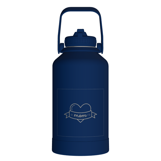 Actives Water Bottle With Straw Lid - customized