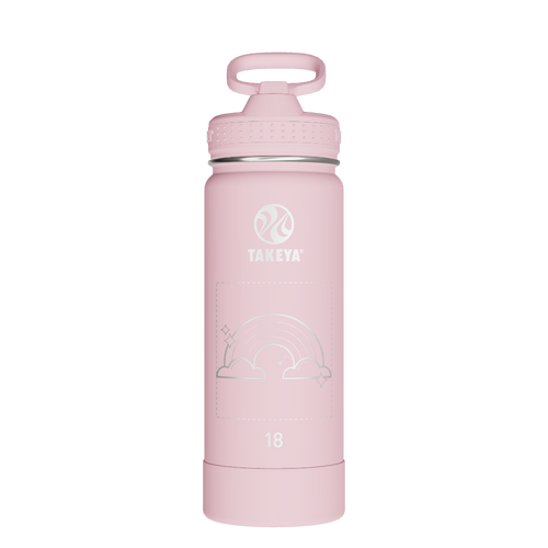 Actives Water Bottle With Straw Lid - customized
