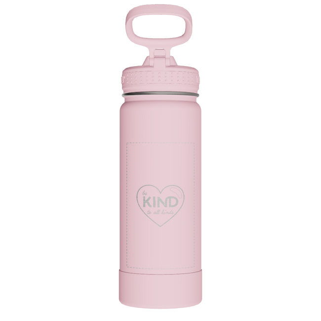 Actives Water Bottle With Straw Lid - customized