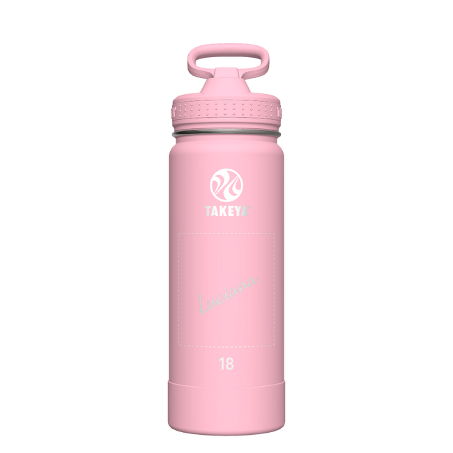 Actives Water Bottle With Straw Lid - customized