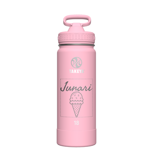 Actives Water Bottle With Straw Lid - customized